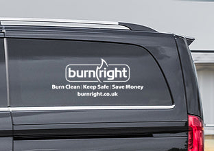 Burn Right Van Sticker